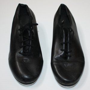 Leo's Girl's Ladies Quantum JT Black Tap Shoes size 5.5M
